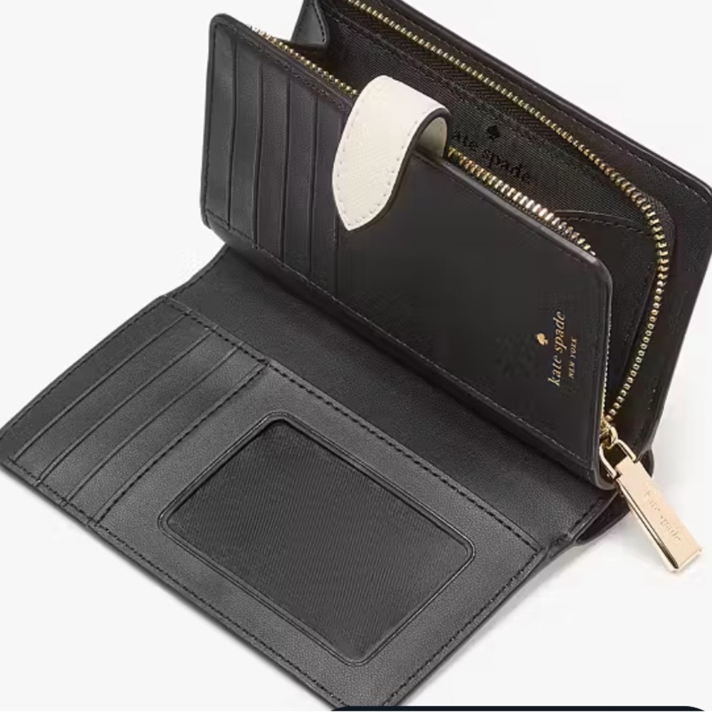 Kate Spade Madison Puffy Heart Medium Bifold Wallet - Picture 2 of 3